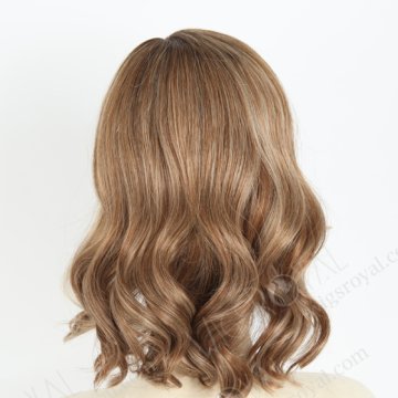 Cos mixed color curly hair wig YV40742